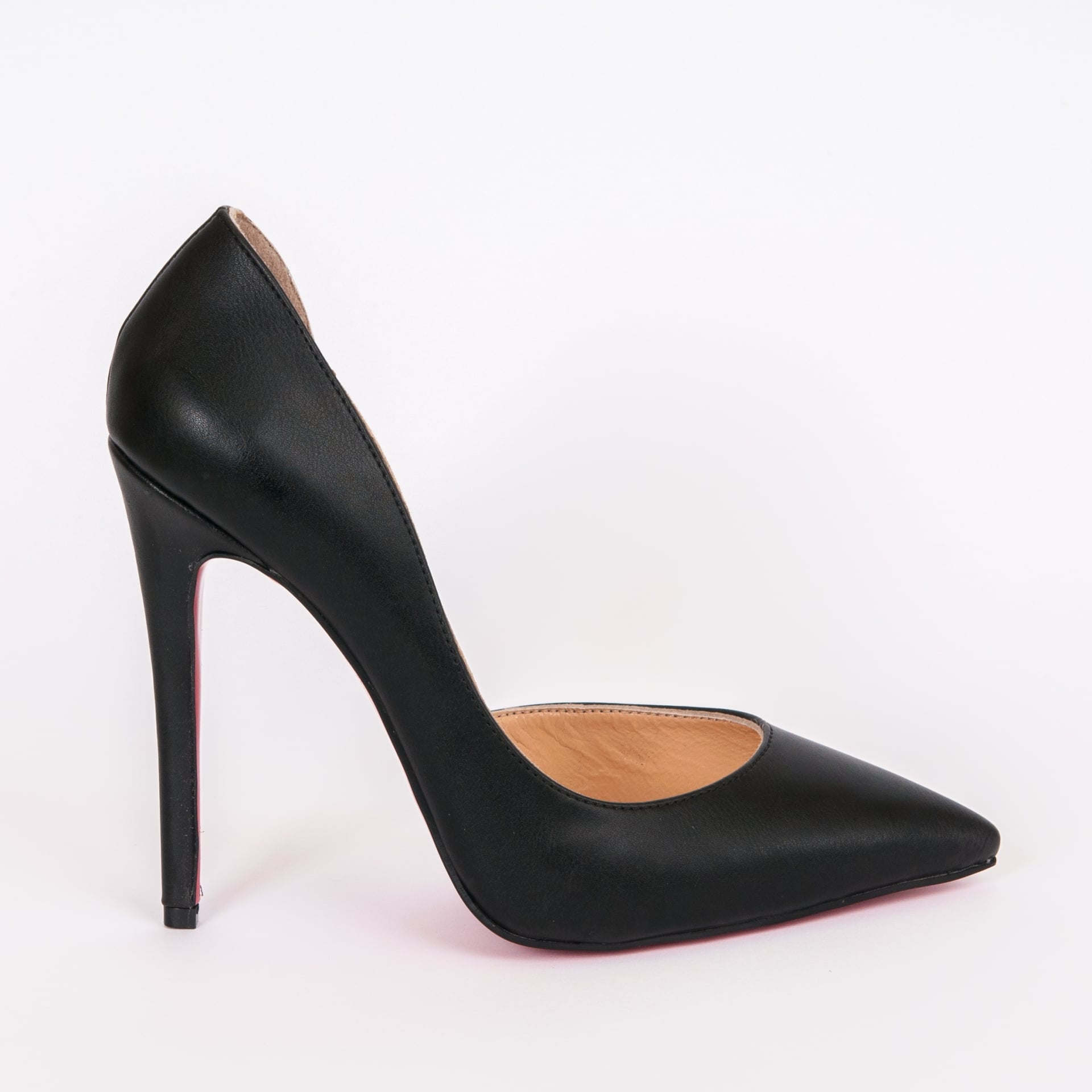Дамски обувки IRIS черен мат кожа 120мм.