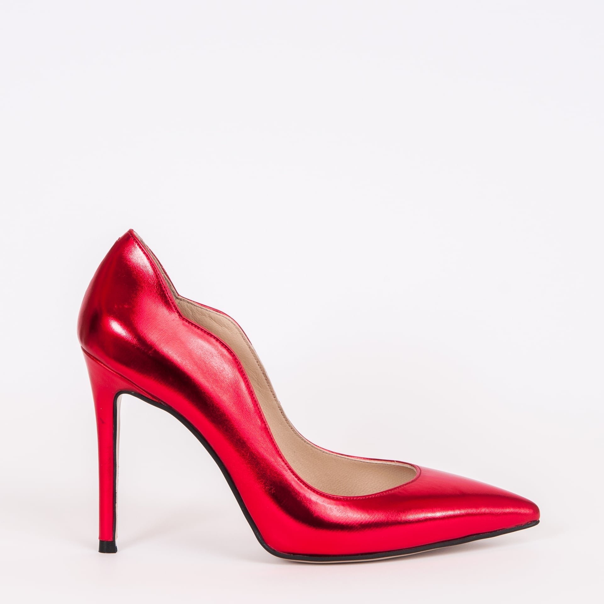 Дамски обувки LOVE NEON цвят червен 105 мм.