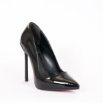 Дамски обувки BLADE черен лак с ток 12 см.