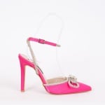 Дамски обувки CINDERELLA розов с ток 10 см.
