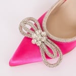 Дамски обувки CINDERELLA розов с ток 10 см.
