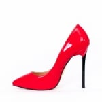 Дамски обувки BLADE  червен лак  с ток 12 см.