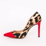 Дамски обувки RED LEOPARD 100мм.