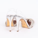 Дамски обувки AZURE silver с ток 11 см.